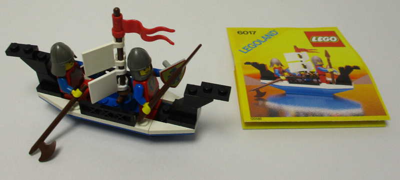 ( G/15 ) LEGO Legoland 6017 King's Ruderer mit BA 100% KOMPLETT