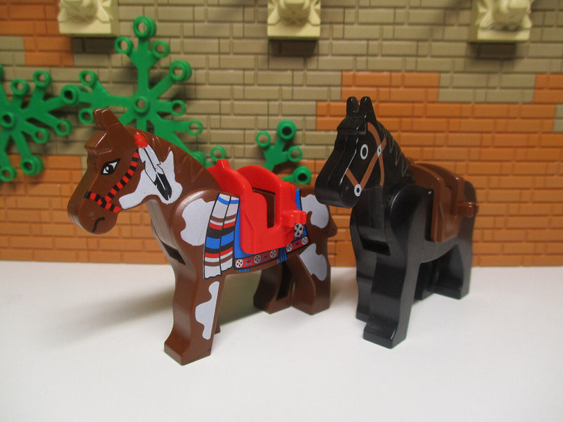( O7 / 30 ) Lego Western Indianer Cowboy Bandit Minifiguren Pferd 5923 6746 6763