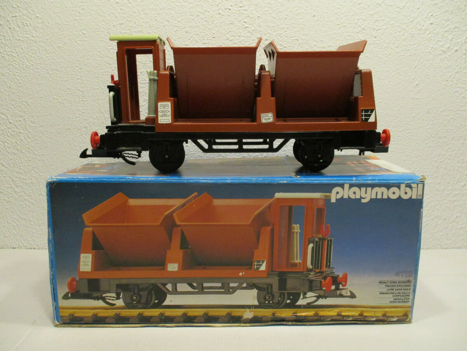 ( SRH ) 4112 Kipplore Waggon OVP Spur G LGB Eisenbahn Western