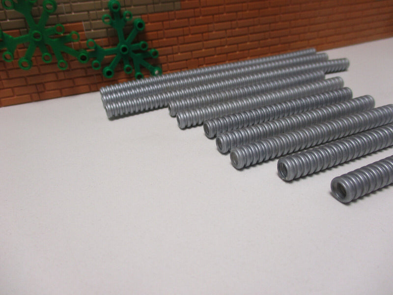 (A3/3) Lego Technic Ribbed Hose Riffelschlauch silber Zubehör  8458 F1
