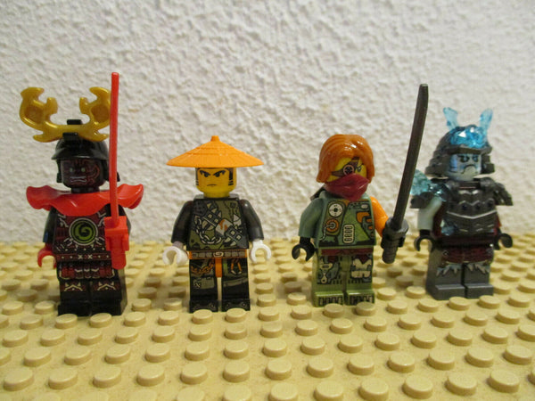 ( D2/6-74 ) LEGO Ninjago Figuren Set Ronin Drachen JÃ¤ger Stein Armee Eis Krieger