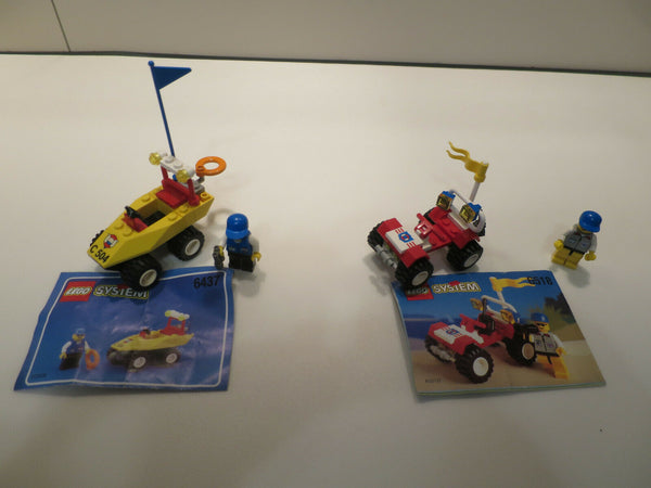 ( F6 ) Lego 6437 6518 Feuerwehr Gebraucht 100% Komplett Mit BA Classic Town