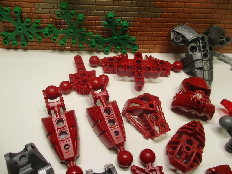 (B10 / 33) Lego Bionicle Bauteile Rot Zubehör Ersatzteile Waffe