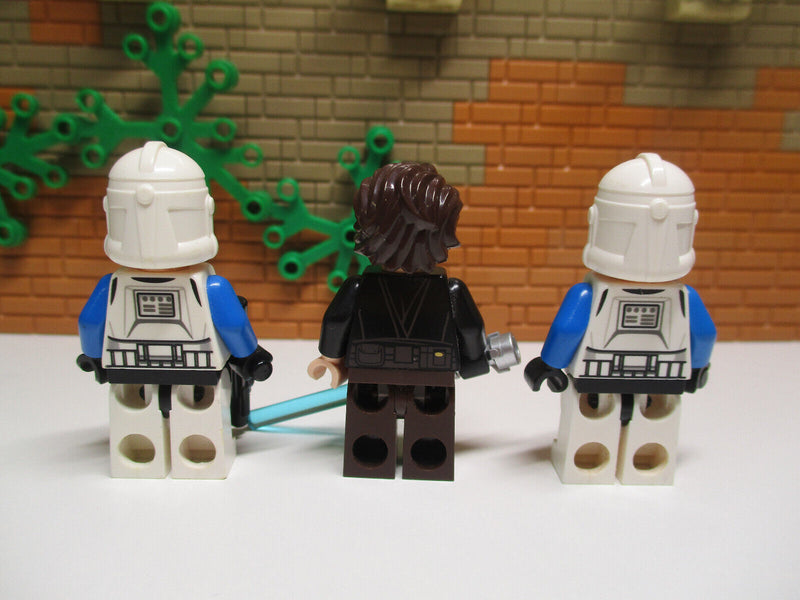 ( O6 / 8) LEGO STAR WARS 1x Anakin Skywalker sw0361 & 501st Clone Trooper sw0445