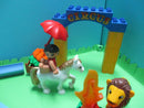 ( GB25 / 7 ) LEGO Duplo Zirkus Set Dompteurin Artistin Löwe Pferd