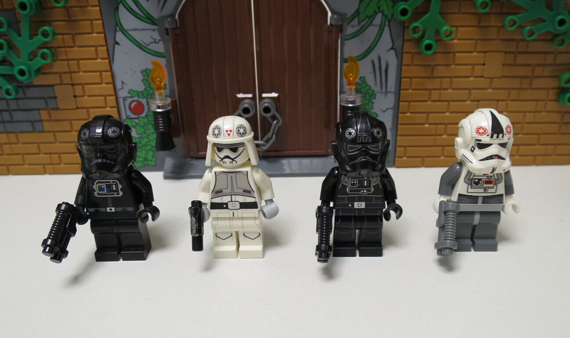 ( D10 /9 ) LEGO STAR WARS  AT-DP Pilot , TIE Fighter Pilot , AT-AT Driver , TIE