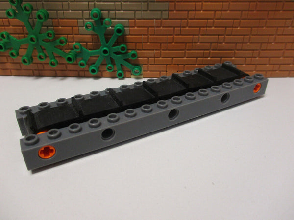 (A3/7) Lego Förderband dunkelgrau 92715c01 Technic 6987 60104 60036 10764 3677