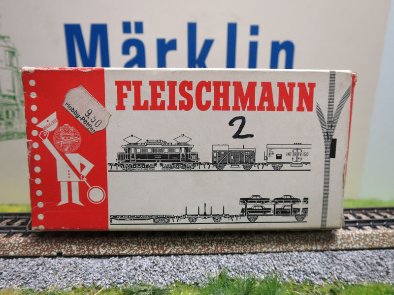( J10 / 2  ) Fleischmann 5050 Postwagen Ansbach H0 mit OVP guter Zustand
