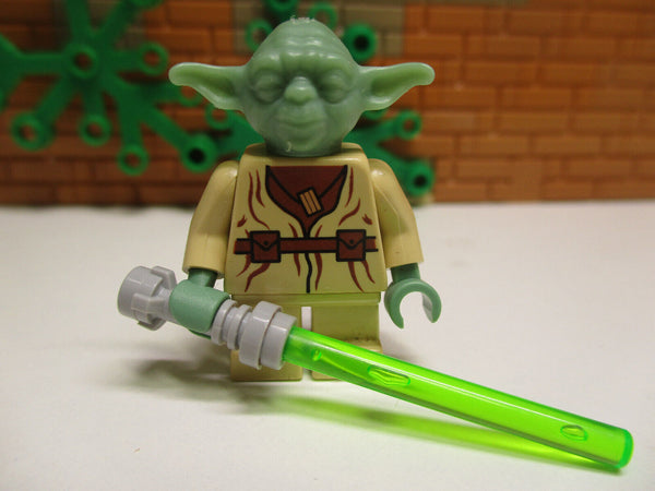 ( O1/5 ) Lego STAR WARS sw0051 Yoda Sand Green aus 4502 7103