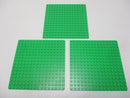 (A17/9) Lego 3x Platte 3865 dünn hell grün 16x16 Piraten Ritter Star Wars