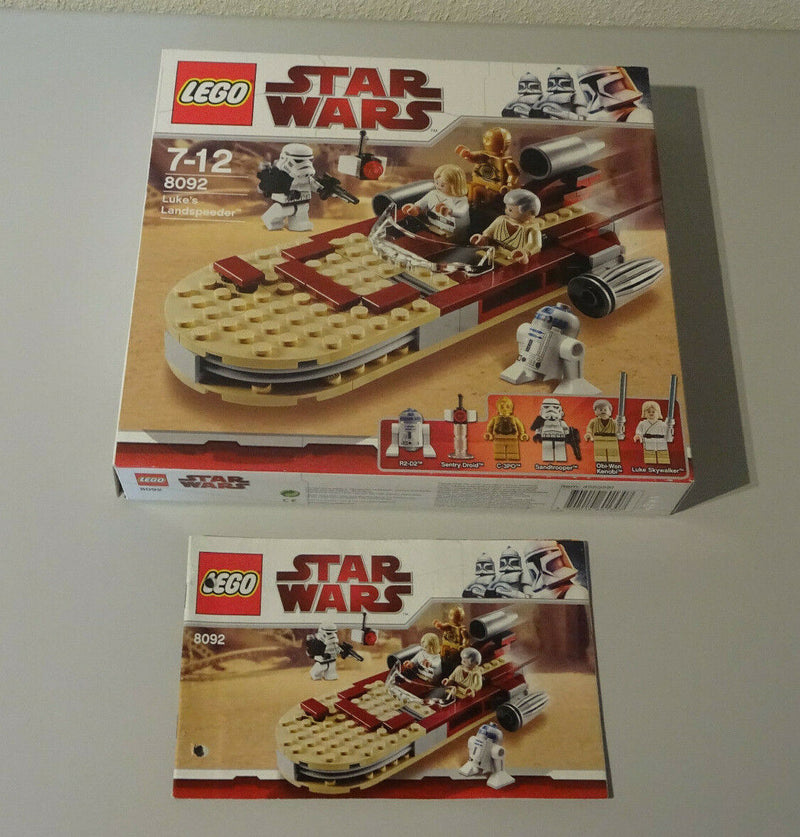 ( AH  8 ) Lego Star Wars 8092 Luke's Landspeeder Mit OVP & BA 100% Komplett