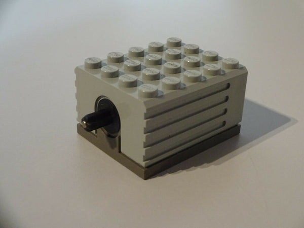( J10 / 21 ) Lego Technic 1x 2838c01 Motor 9V 8082 8094 8480 8485 8868 geprÃ¼ft