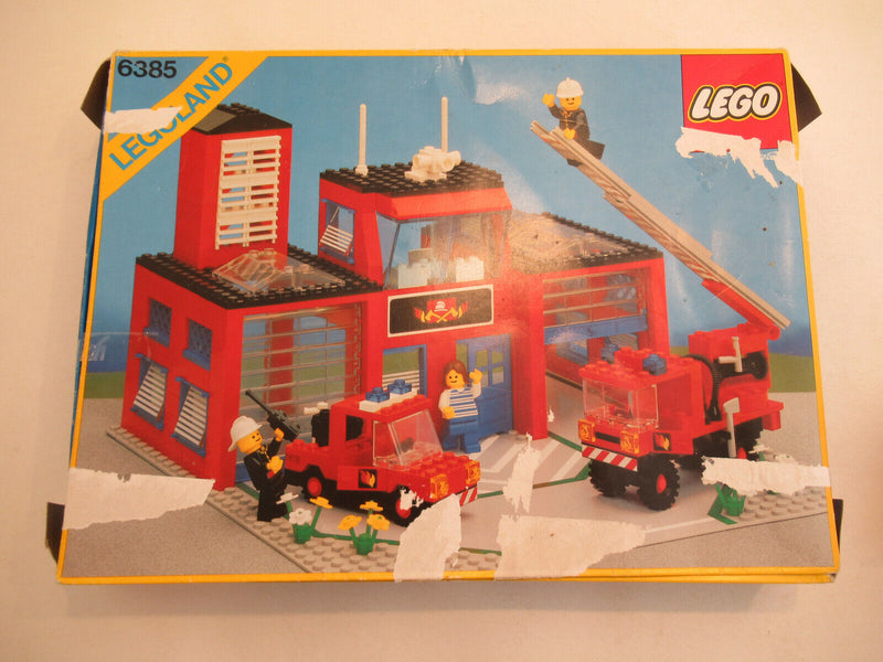 ( AH 1 ) Lego 6385 Feuerwehrstation Classic Mit OVP & BA 100% Komplett Gebraucht