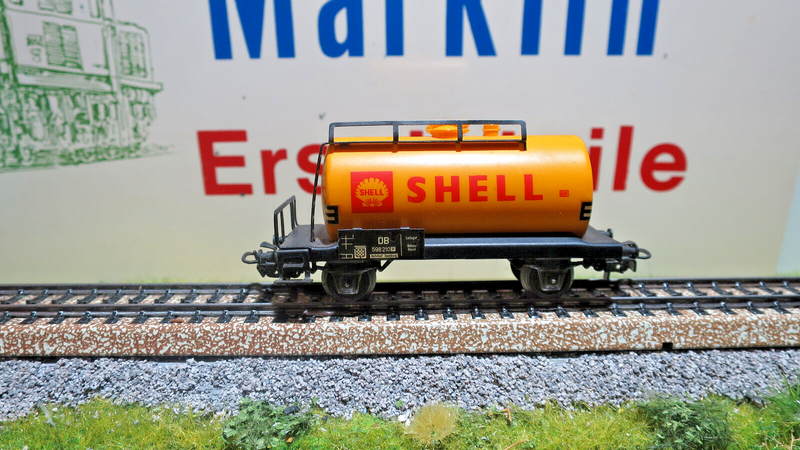 ( N12 ) Märklin 4502 Kesselwagen Tankwagen Shell 1969 OVP HO guter Zustand