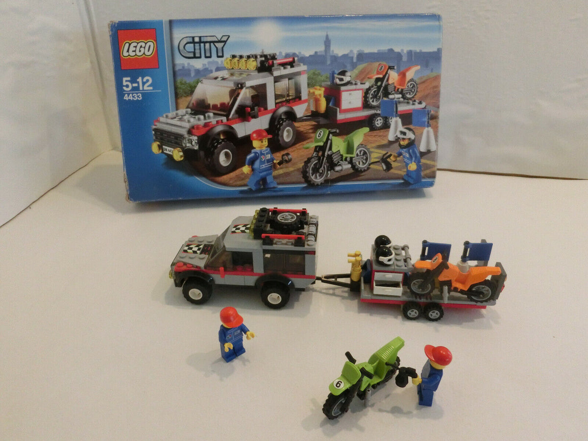 AH Lego City 4433 Dirt Bike Transporter Mit OVP BA 100% Komple