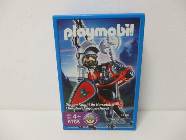 ( T 2 ) Playmobil 5785 Wolfsclan Ritter mit Pferd NEU / OVP