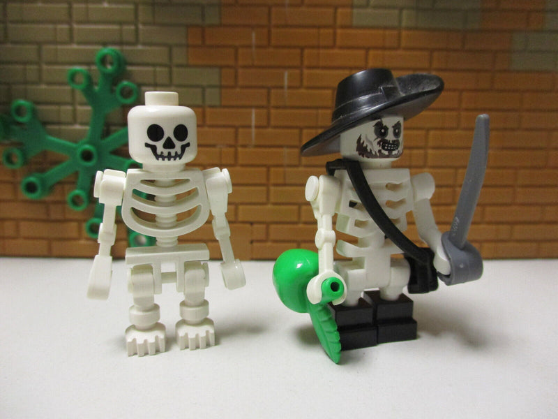 ( F13 / 6 ) Lego Fluch der Karibik poc003 Skeleton Barbossa & gen038 Skelett