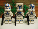 (G11/29) Lego STAR WARS sw1248 sw1094 Clone Trooper 501st Legion aus 75280 75345