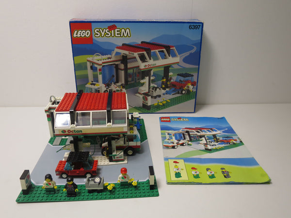 ( AH 1 ) Lego 6397 Octan Tankstelle Mit OVP &  BA 100% Komplett Classic Town