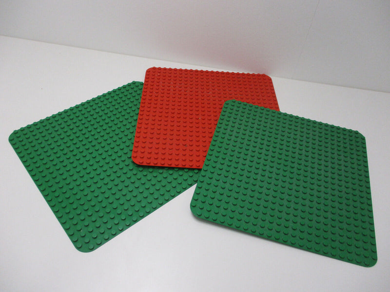 (R1/3) LEGO Duplo 3 groÃŸe Grundplatten  24x24 ca. 38,5 x 38,5 cm  Basic Platte