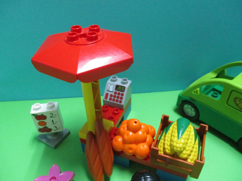 ( RB21/ 11 ) LEGO Duplo Marktstand Obst Gemüse Auto Figuren 5683