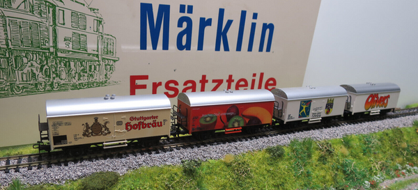 ( L9 / 2  ) Märklin Kühlwagen Güterwagen Sonderwagen H0 .