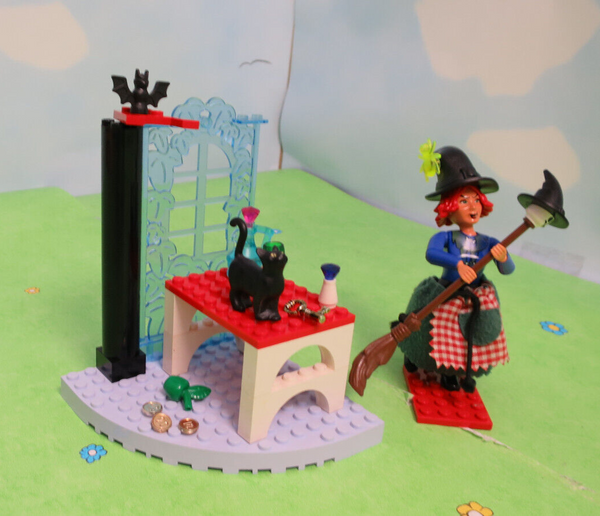 ( O10/5 )  Lego Belville Madam Tussa`s Hexenküche schwerze Katze