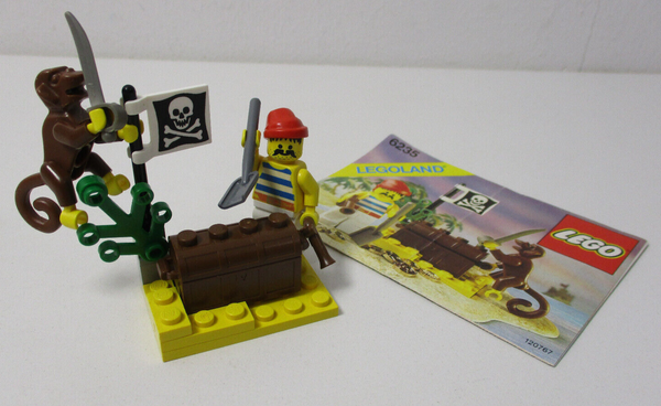 ( H14 ) Lego 6235 Piraten Vergrabener Schatz Buried Treasure mit BA