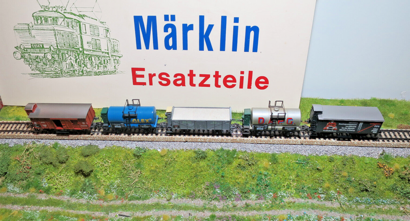 ( M12  ) Märklin 5x Reichsbahnwagen Güterwagen sehr guter Zustand