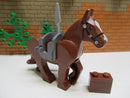 (G11) Lego Pferd Braun Bewegliche Beine Herr der Ringe Hobbit 10305 10352c01pb01