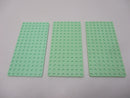 ( A13/20 ) LEGO 3x Platte dünn 3865 8x16 mint grün Ritter Piraten Star Wars