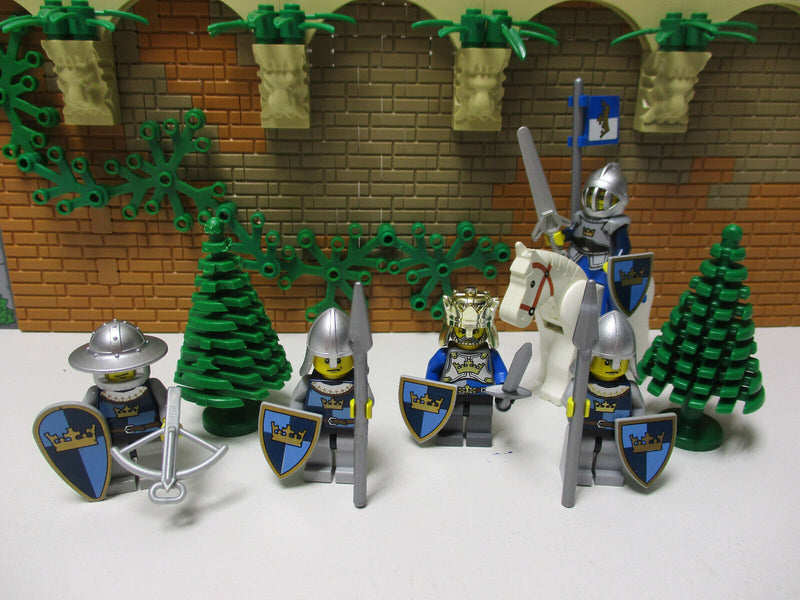 (B6/28) 5 Lego Ritter Fantasy Era Knight Kingdom Castle Ritterburg Pferd 7094