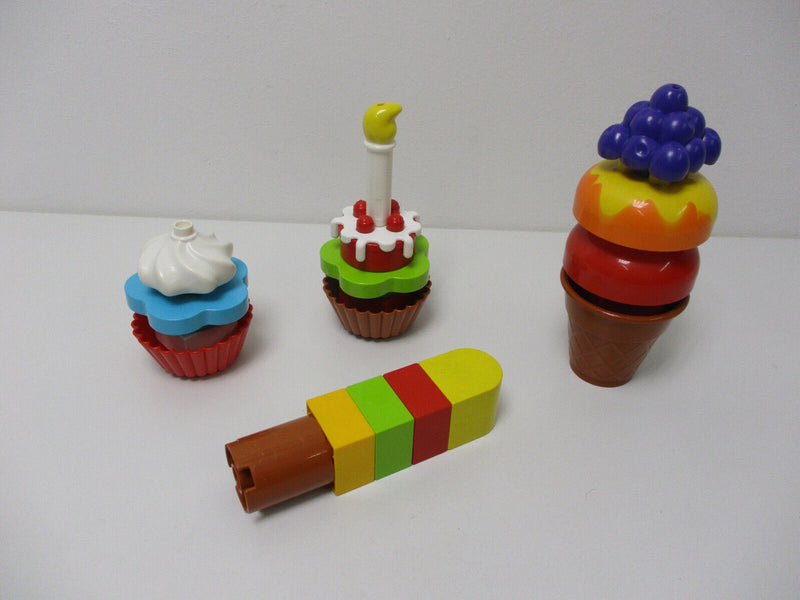 (RB16/3) LEGO Duplo Bunter EisspaÃŸ Eis Muffins Geburtstag Party Eis am Stiel